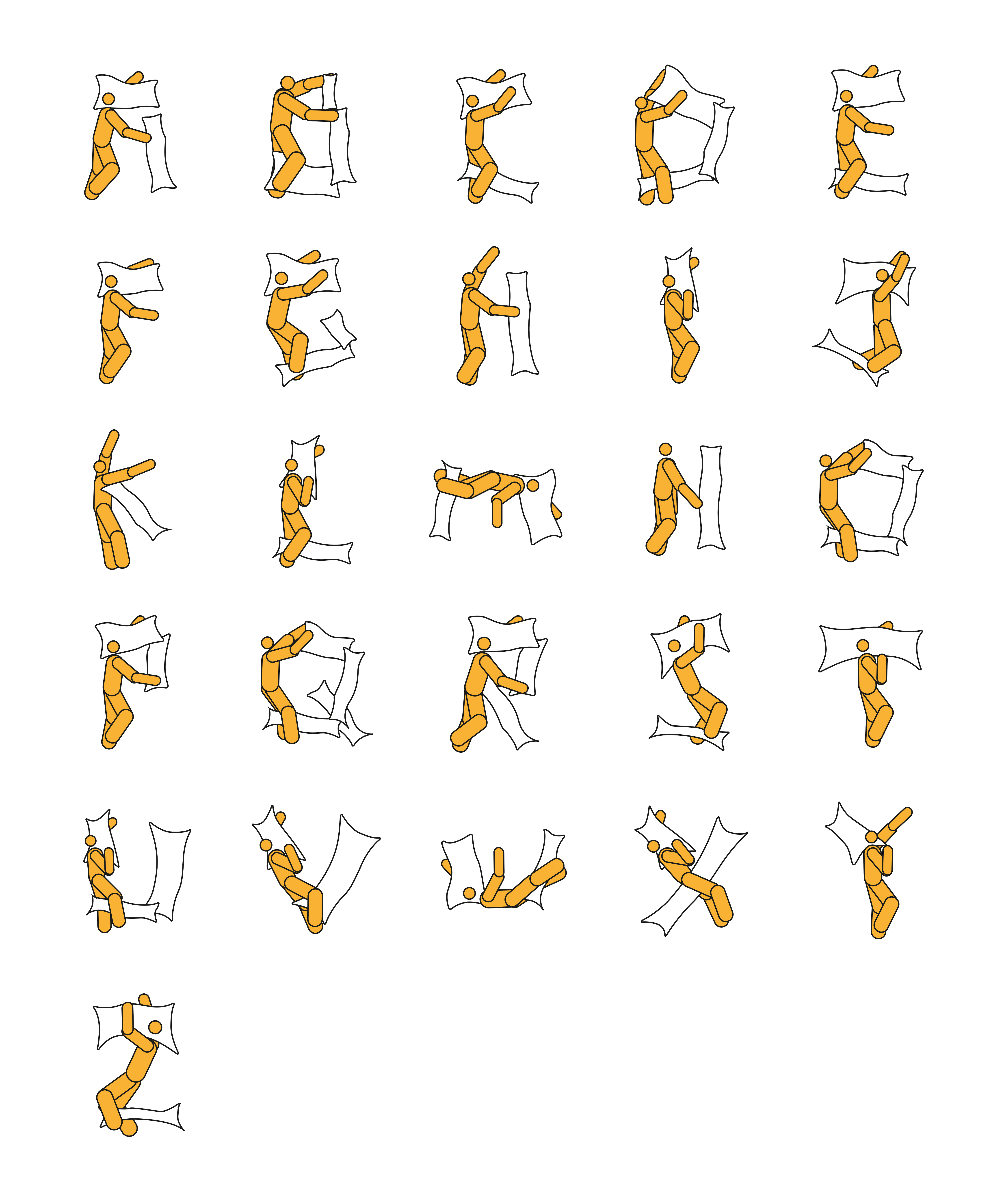 Experimental A to Z alphabet